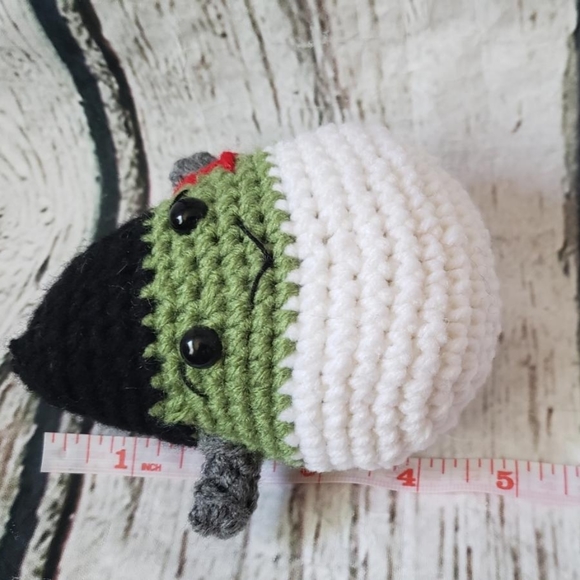 Crochet Frankenstein Candy Corn Decor - Picture 9 of 9